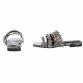 Damen Flache Sandalen - snake
