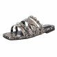 Damen Flache Sandalen - snake Gr. 40