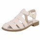 Damen Flache Sandalen - beige