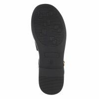 Damen Flache Sandalen - black