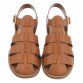 Damen Flache Sandalen - camel