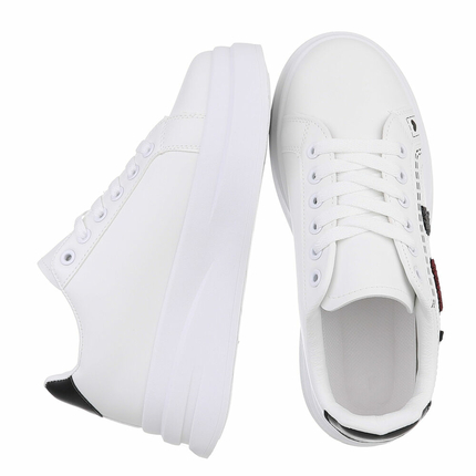 Damen Low-Sneakers - whiteblack