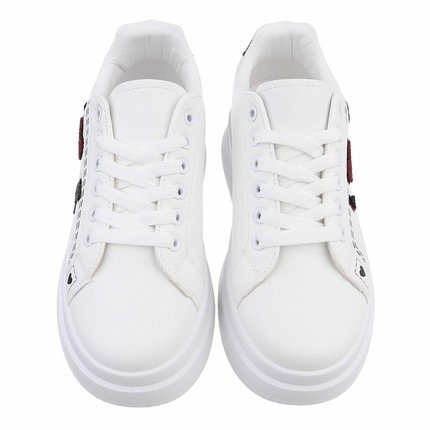 Damen Low-Sneakers - whiteblack