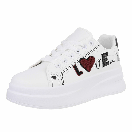 Damen Low-Sneakers - whiteblack Gr. 41