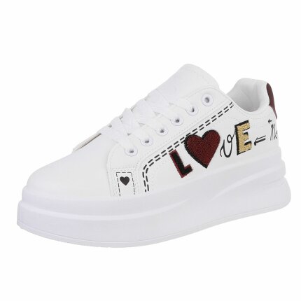 Damen Low-Sneakers - wine Gr. 40