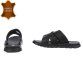 Leder Herren Sandalen - black