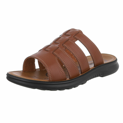 Herren Sandalen - camel Gr. 44