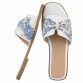 Damen Flache Sandalen - white