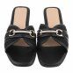 Damen Flache Sandalen - black