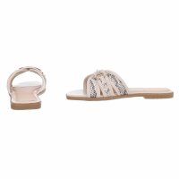 Damen Flache Sandalen - snake