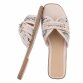 Damen Flache Sandalen - snake