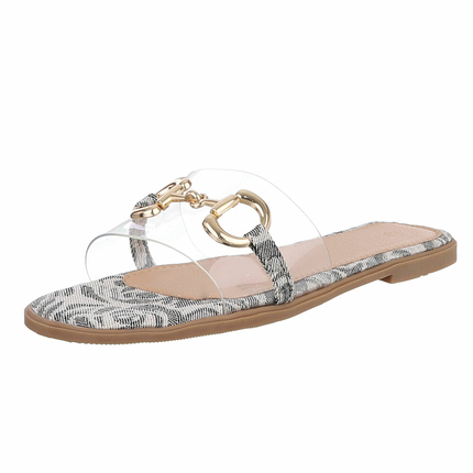 Damen Flache Sandalen - black Gr. 39