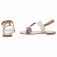 Damen Flache Sandalen - zebra