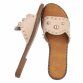 Damen Flache Sandalen - beige