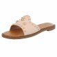 Damen Flache Sandalen - beige Gr. 38