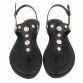 Damen Flache Sandalen - black