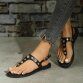 Damen Flache Sandalen - black