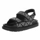 Damen Keilsandaletten - silver - 12 Paar