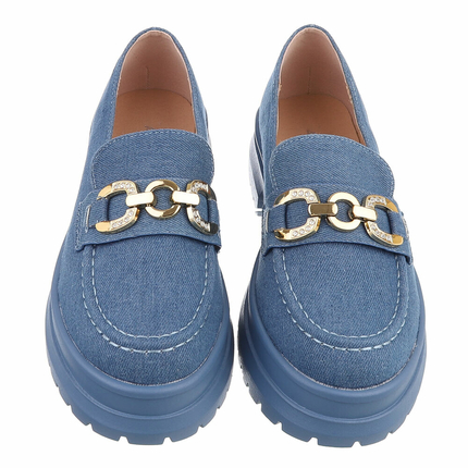 Damen Slipper - jeansblue