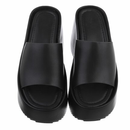 Damen Keilsandaletten - black