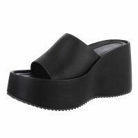 Damen Keilsandaletten - black