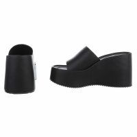 Damen Keilsandaletten - black