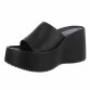 Damen Keilsandaletten - black
