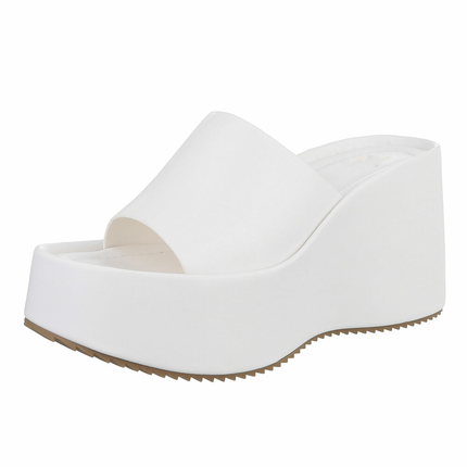 Damen Keilsandaletten - white