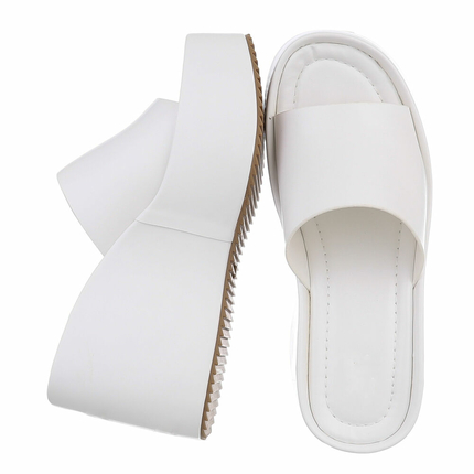 Damen Keilsandaletten - white