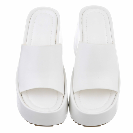 Damen Keilsandaletten - white