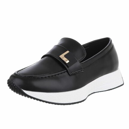 Damen Slipper - black Gr. 38