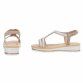 Damen Keilsandaletten - beige