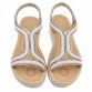 Damen Keilsandaletten - gold
