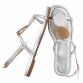 Damen Flache Sandalen - beige