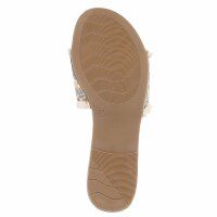 Damen Flache Sandalen - beige
