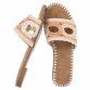 Damen Flache Sandalen - beige
