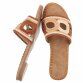 Damen Flache Sandalen - brown