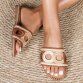 Damen Flache Sandalen - brown