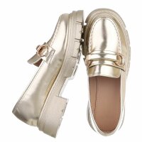 Damen Slipper - gold
