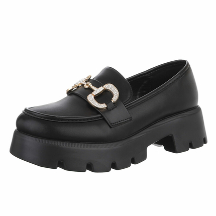 Damen Slipper - black Gr. 36