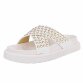 Damen Pantoletten - white - 12 Paar