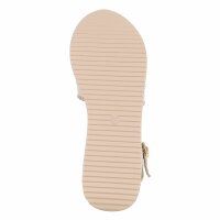 Damen Keilsandaletten - beige