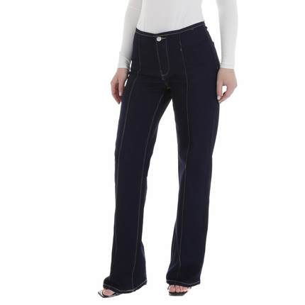 Damen Relaxed Fit Jeans von Laulia - DK.blue