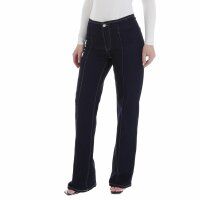 Damen Relaxed Fit Jeans von Laulia - DK.blue