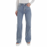 Damen High Waist Jeans von Laulia - blue