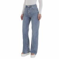 Damen High Waist Jeans von Laulia - blue