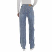 Damen High Waist Jeans von Laulia - blue