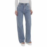 Damen High Waist Jeans von Laulia - blue