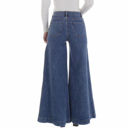 Damen Bootcut Jeans von Laulia - blue