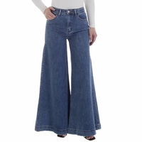 Damen Bootcut Jeans von Laulia - blue